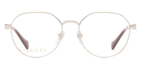 Gucci™ GG1145O 002 50 Silver Eyeglasses 